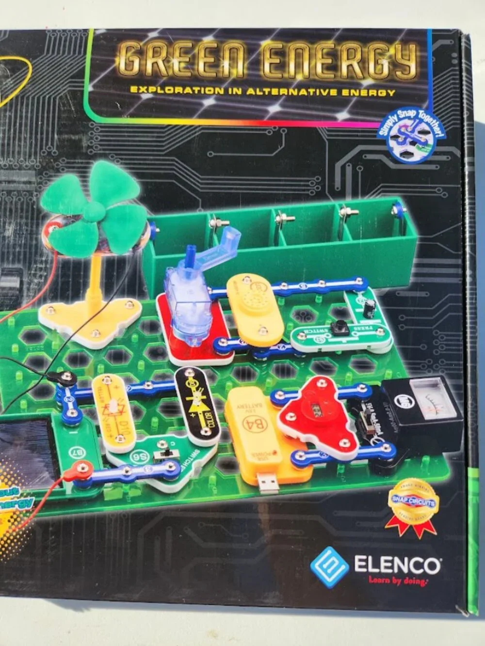 Elenco Snap Circuits Green Energy SCG-225 Science Engineering STEM Toy Projects